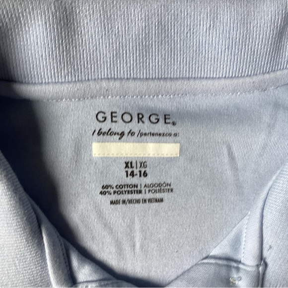 Blue button shirt from George size XL (14-16) - Picture 2 of 2